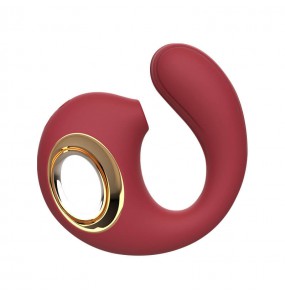 GC - Dolphin Sucking Vibrator (Chargeable - Red Rose)
